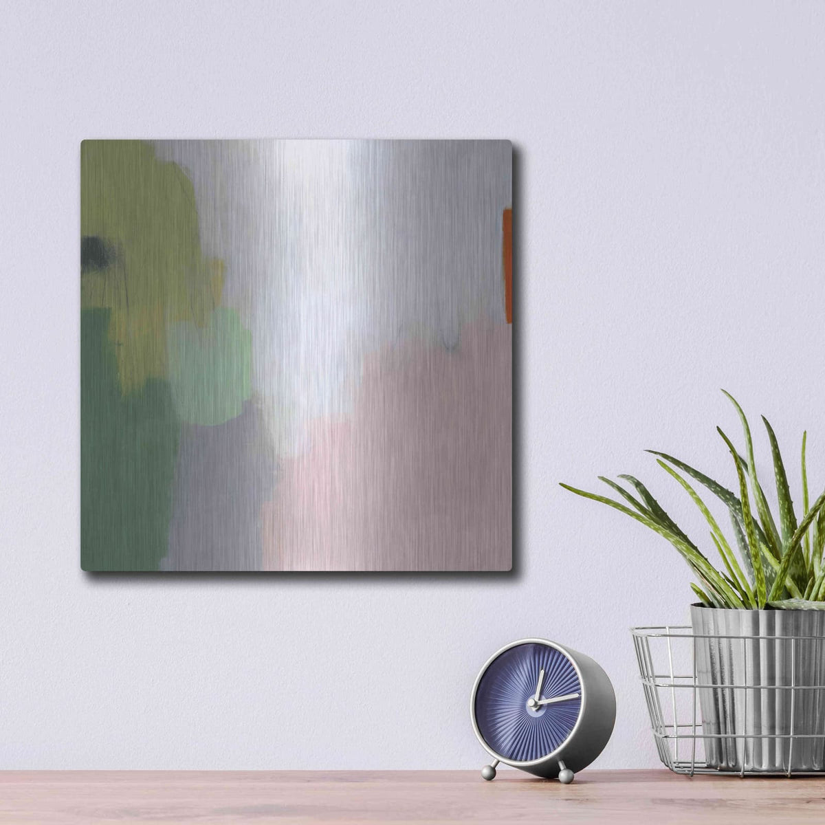 'Lemon Ambrosia' by Melissa Donoho – Metal Wall Art, 12x12 room view