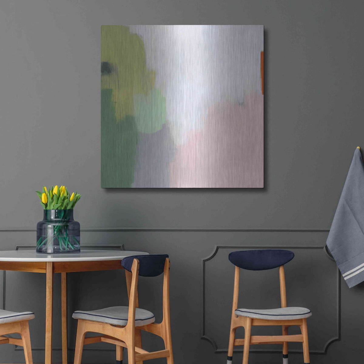'Lemon Ambrosia' by Melissa Donoho – Metal Wall Art, 36x36 room view