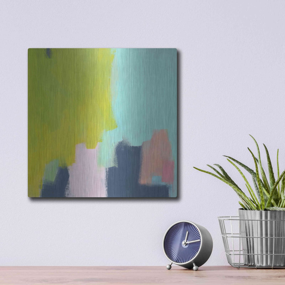 'Pyrus' by Melissa Donoho – Metal Wall Art, 12x12 room view