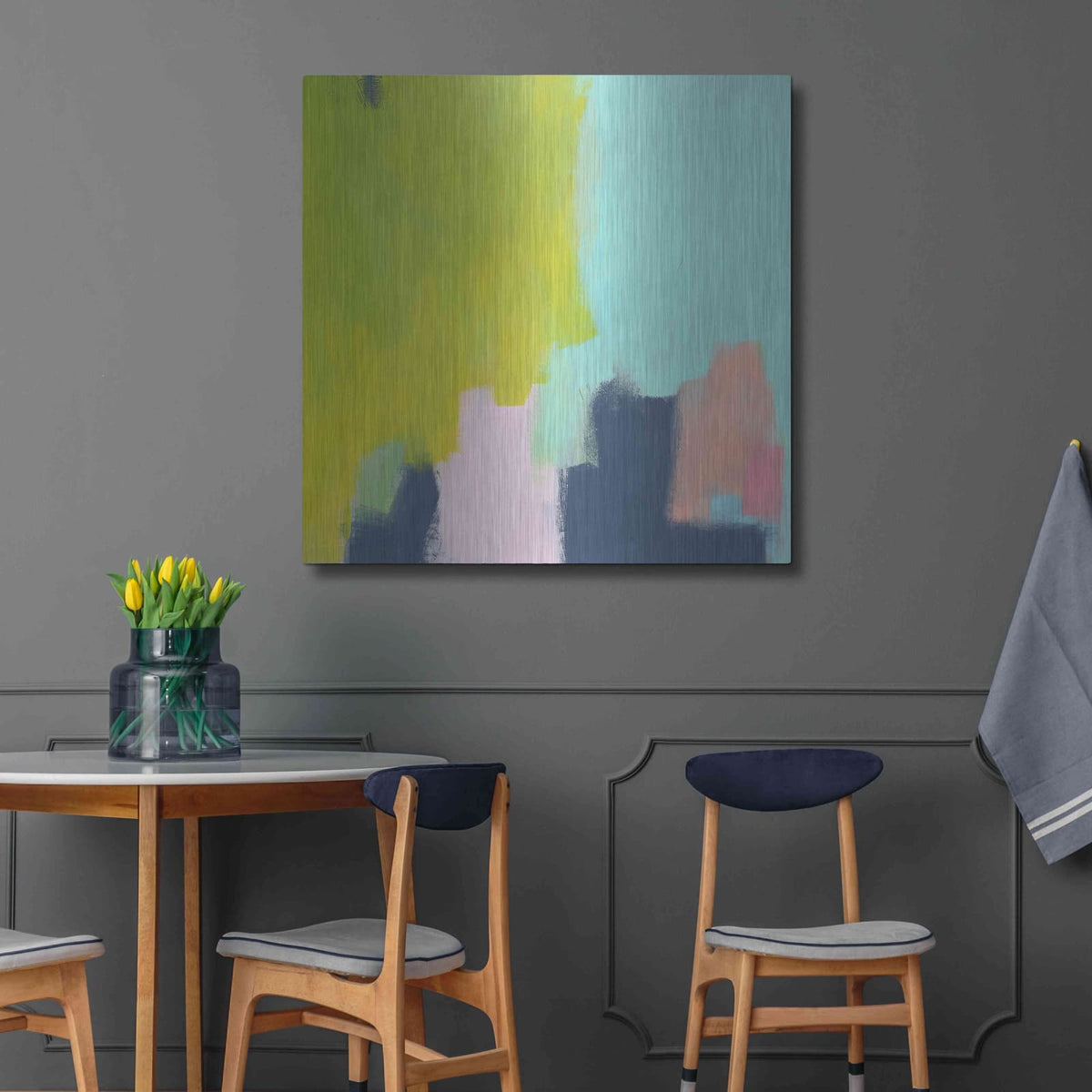 'Pyrus' by Melissa Donoho – Metal Wall Art, 36x36 room view