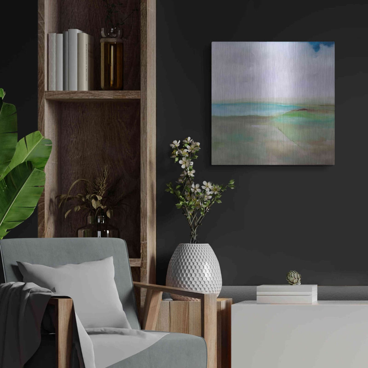 'Crossroads' by Michael A. Diliberto – Metal Wall Art, 24x24 room view