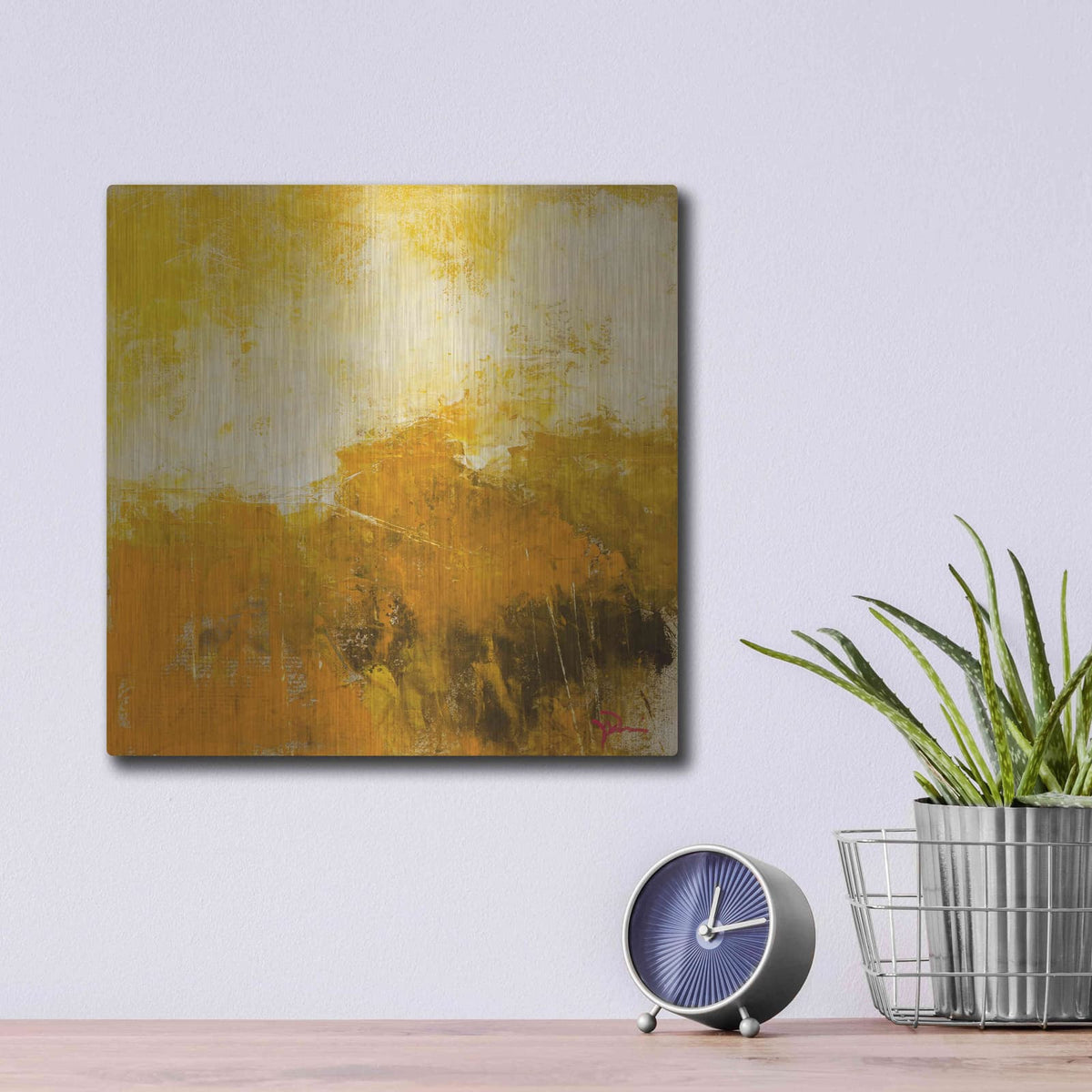 'Autumn of Life' by Patrick Dennis – Metal Wall Art, 12x12 room view