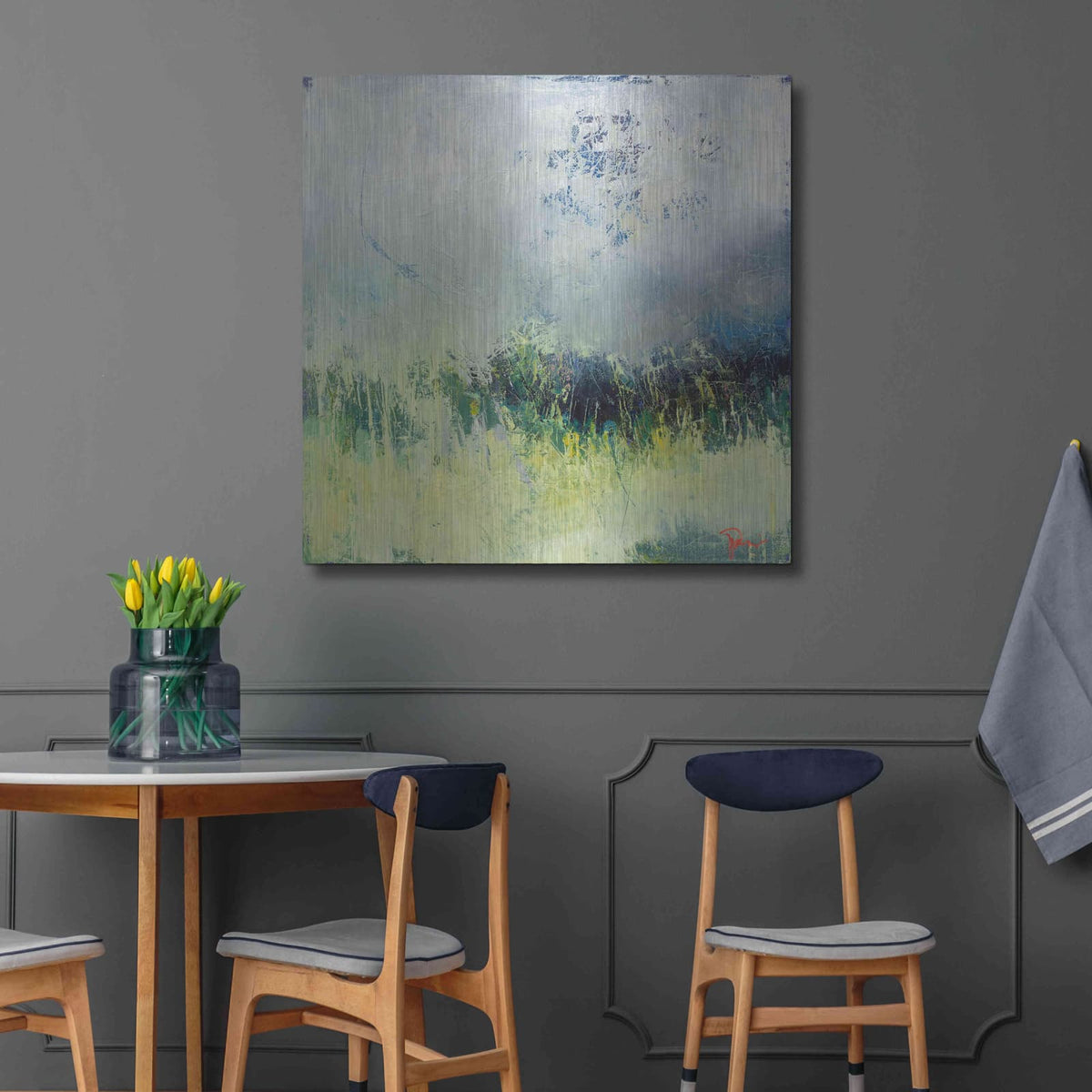 'In The Weeds' by Patrick Dennis – Metal Wall Art, 36x36 room view