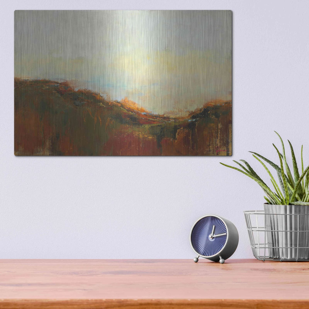 'The Bowl' by Patrick Dennis – Metal Wall Art, 16x12 room view