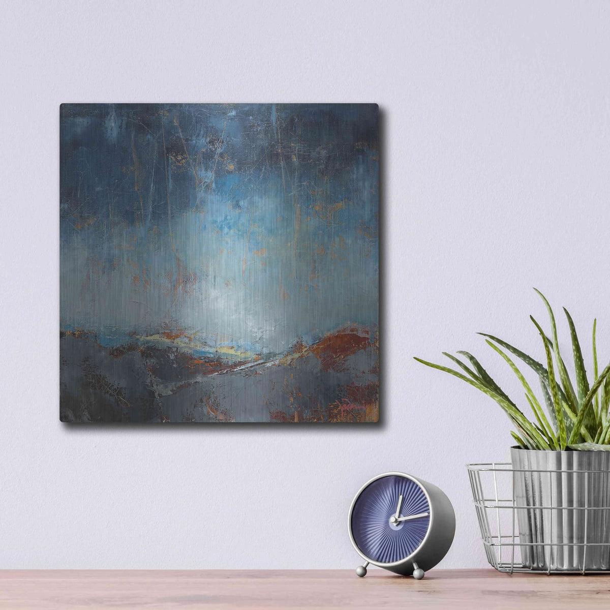 'The Pass' by Patrick Dennis – Metal Wall Art, 12x12 room view
