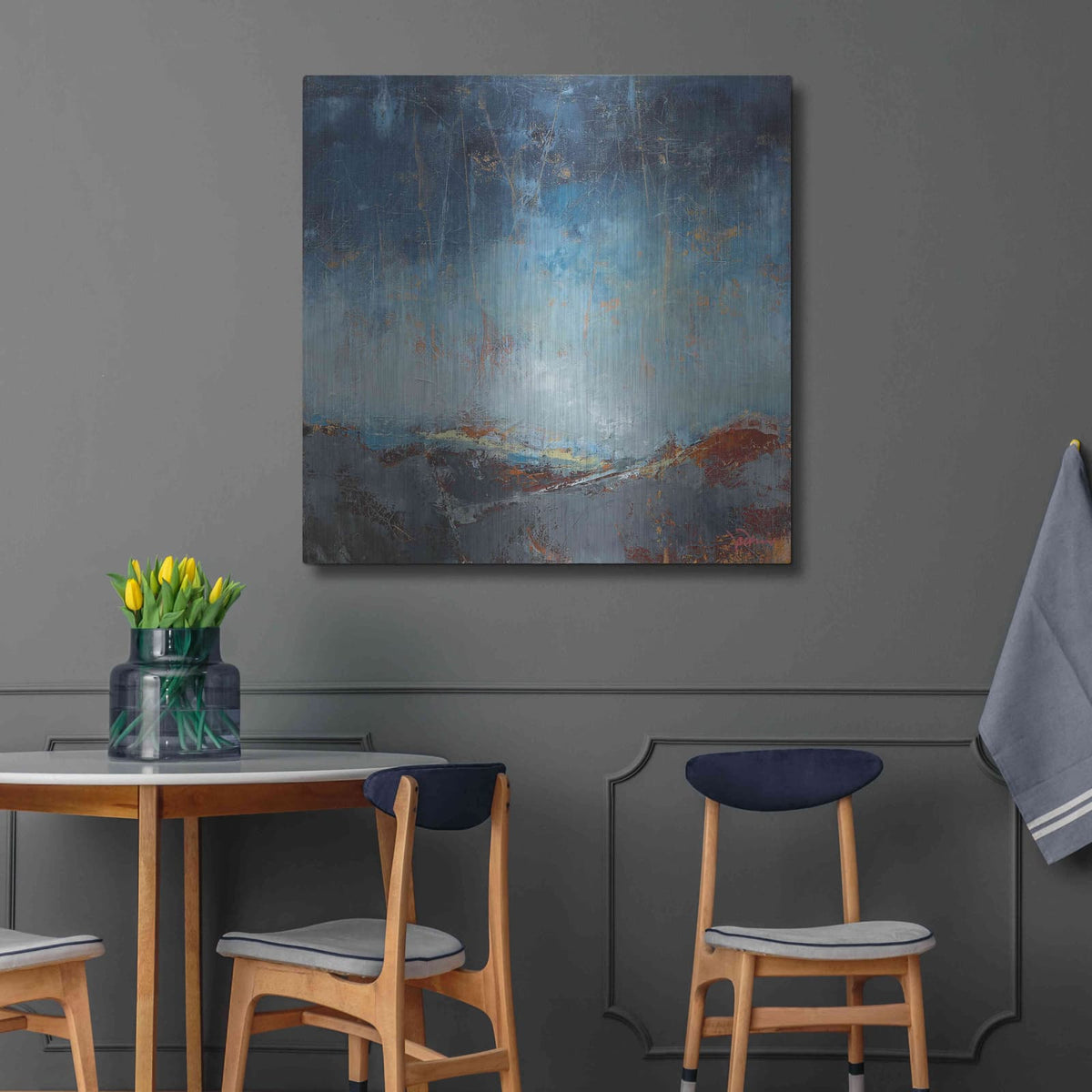 'The Pass' by Patrick Dennis – Metal Wall Art, 36x36 room view