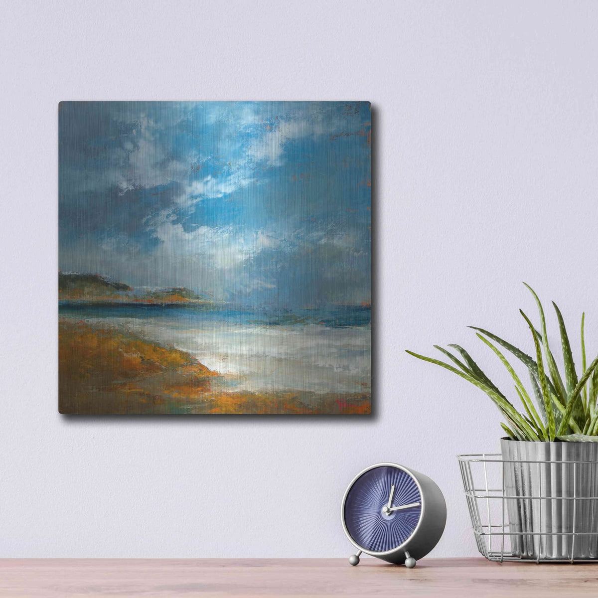 'Williams' by Patrick Dennis – Metal Wall Art, 12x12 room view