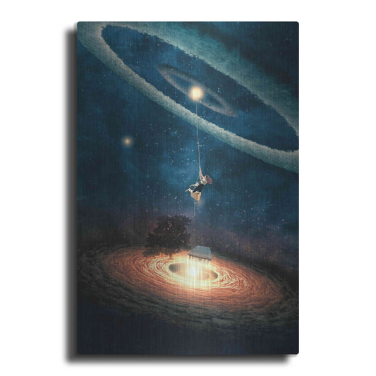 'My Dream House in Another Galaxy' by Paula Belle Flores, Metal Wall Art