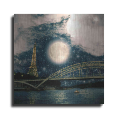 'One Starry Night in Paris' by Paula Belle Flores, Metal Wall Art