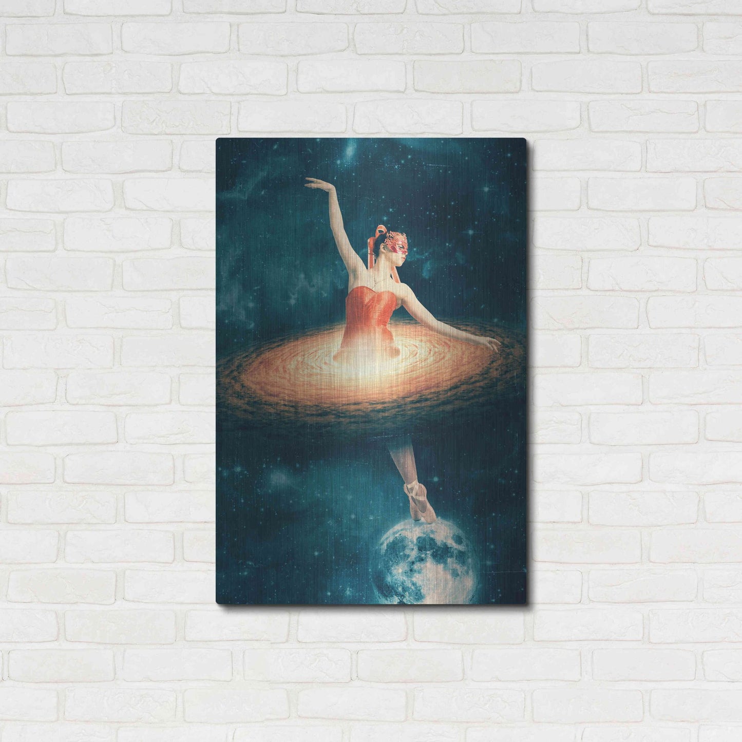 Luxe Metal Art 'Prima Ballerina Assoluta' by Paula Belle Flores, Metal Wall Art,24x36