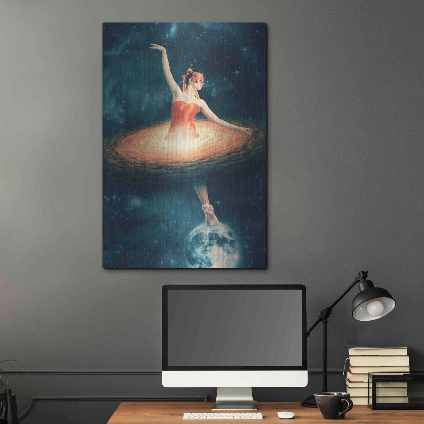 Luxe Metal Art 'Prima Ballerina Assoluta' by Paula Belle Flores, Metal Wall Art,24x36