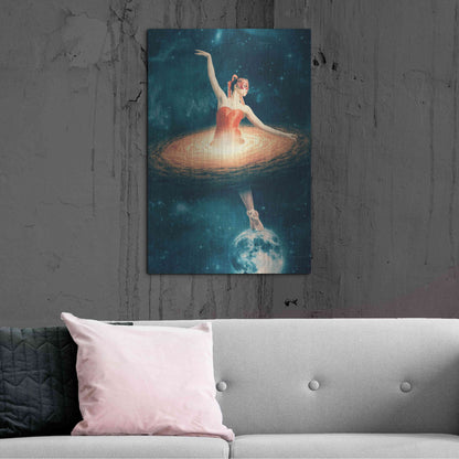 Luxe Metal Art 'Prima Ballerina Assoluta' by Paula Belle Flores, Metal Wall Art,24x36