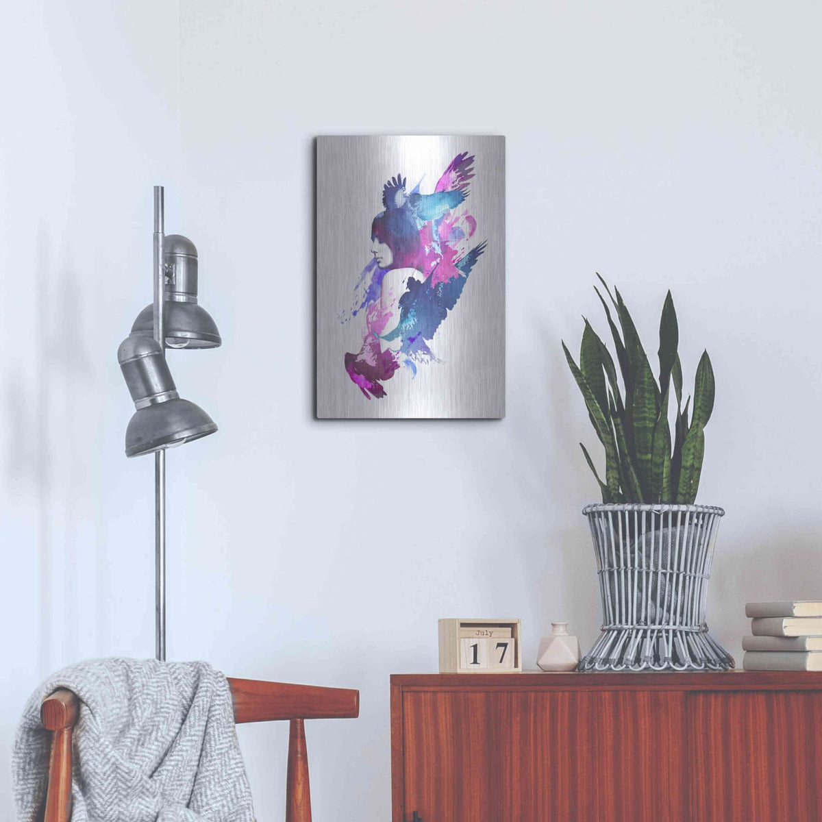 'Bloody Fight' by Robert Farkas – Metal Wall Art, 16x24 room view