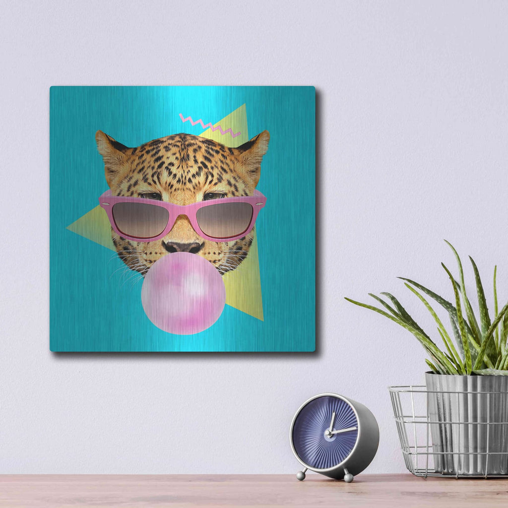 'Bubble Gum' by Robert Farkas – Metal Wall Art, 12x12 room view