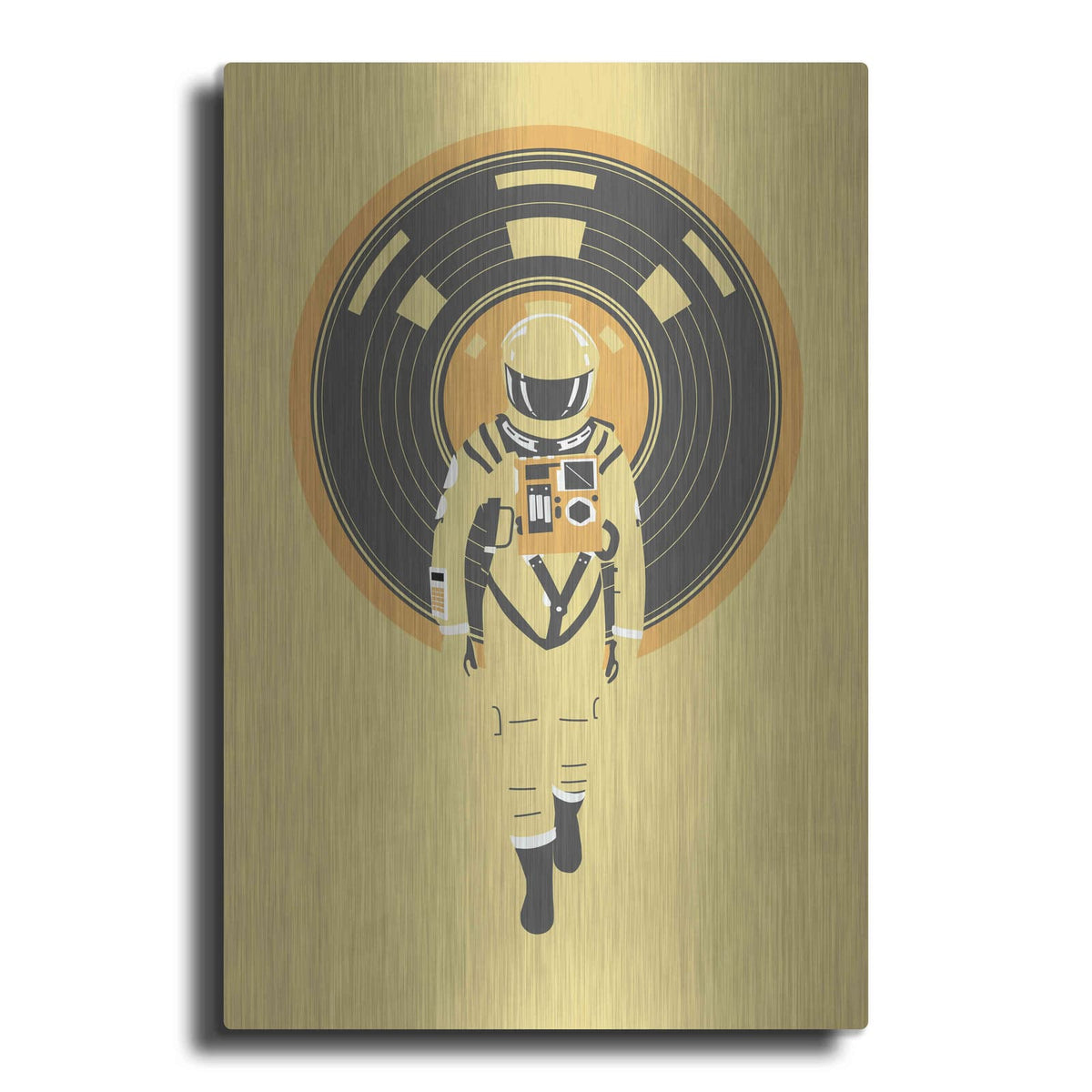 'DJ Hal' by Robert Farkas – Metal Wall Art