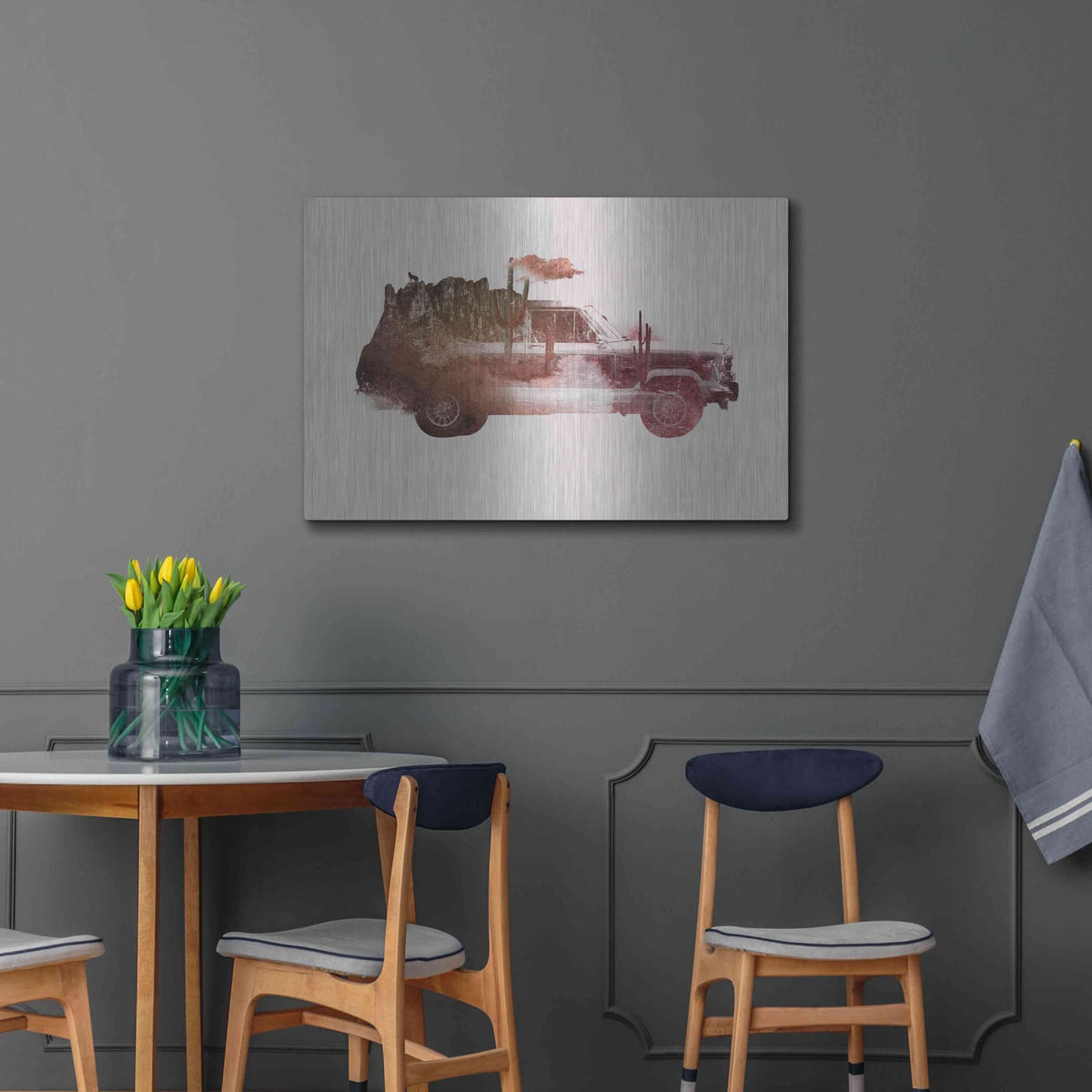 'Drive Me Back Home No. 2' by Robert Farkas – Metal Wall Art, 36x24 room view