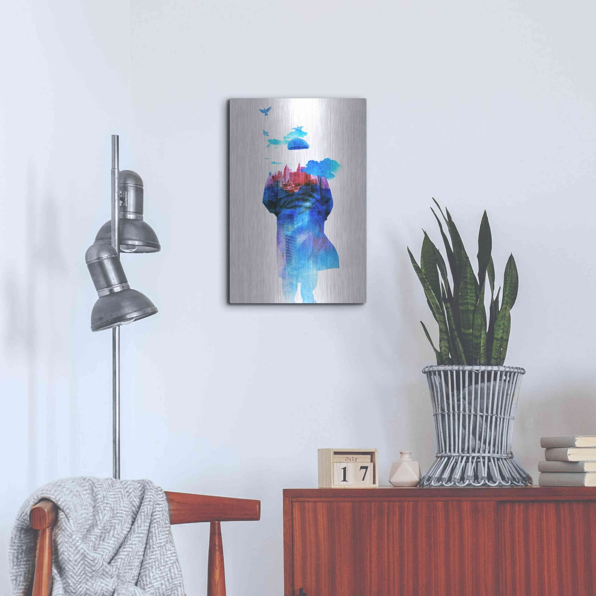 'Get Away from Town' by Robert Farkas – Metal Wall Art, 16x24 room view