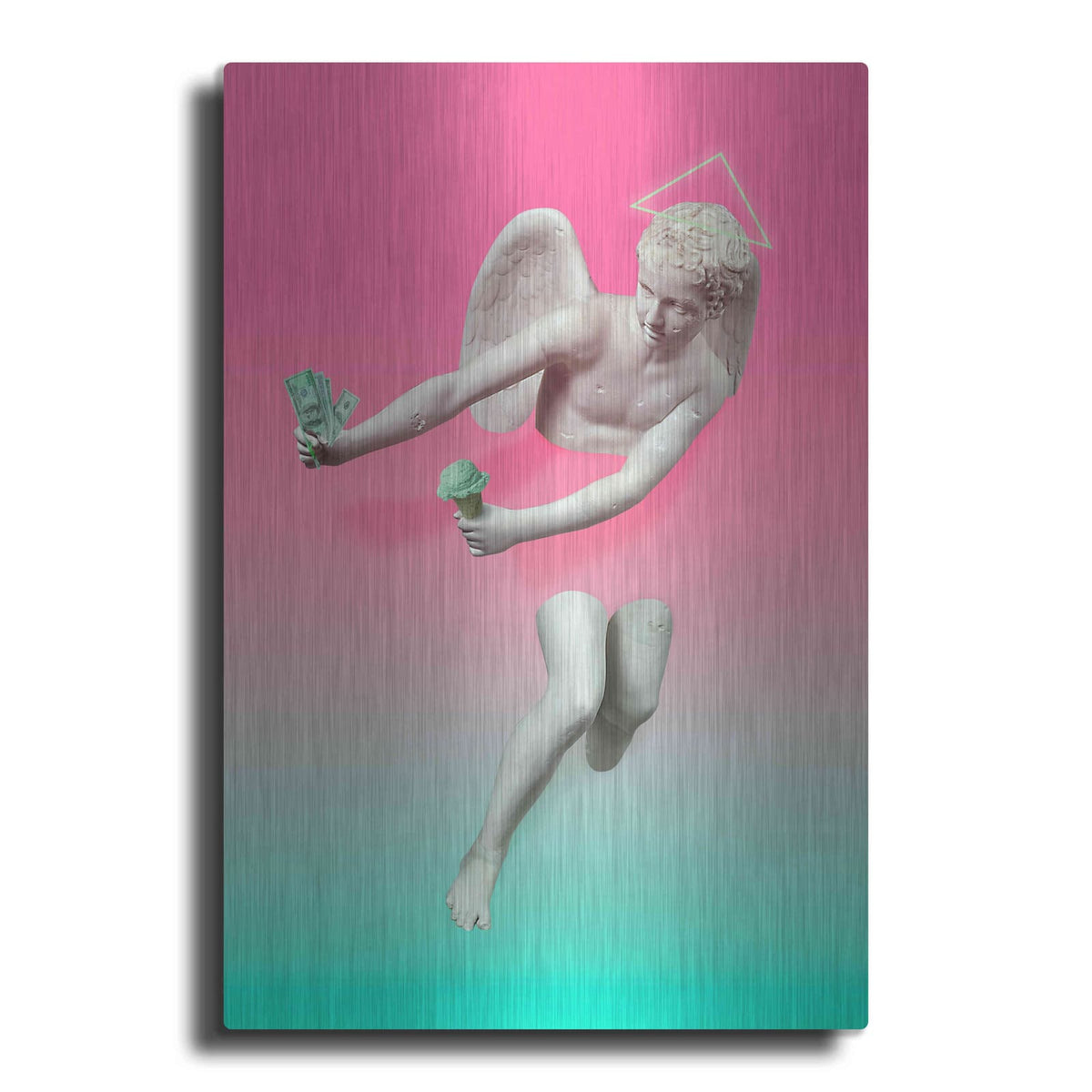 'Money & Pistachio' by Robert Farkas – Metal Wall Art