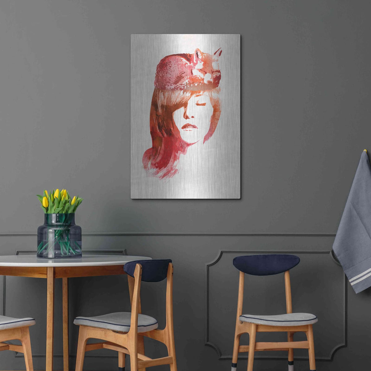 'Perfect Silence' by Robert Farkas – Metal Wall Art, 24x36 room view