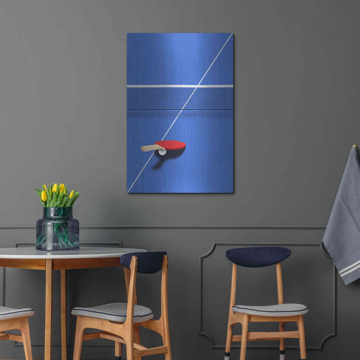 'Pingpong' by Robert Farkas – Metal Wall Art, 24x36 room view