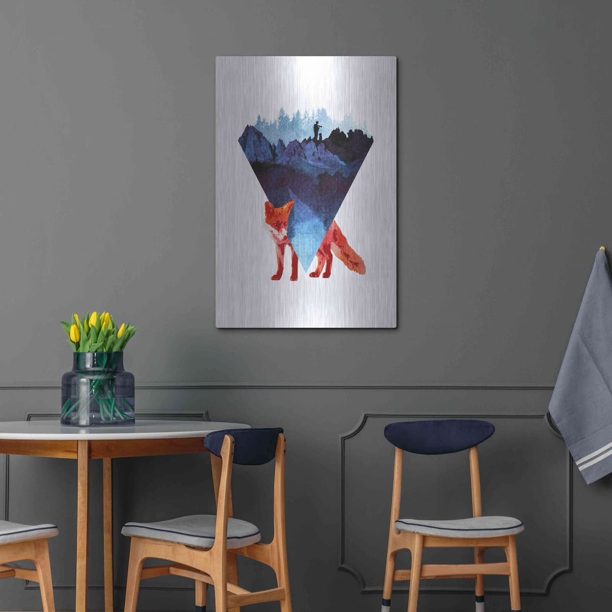 'Risky Road' by Robert Farkas – Metal Wall Art, 24x36 room view
