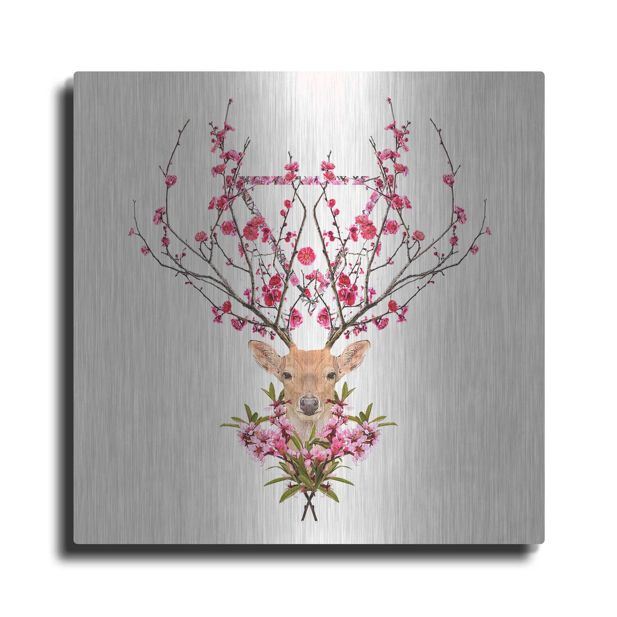 'Spring Deer' by Robert Farkas – Metal Wall Art