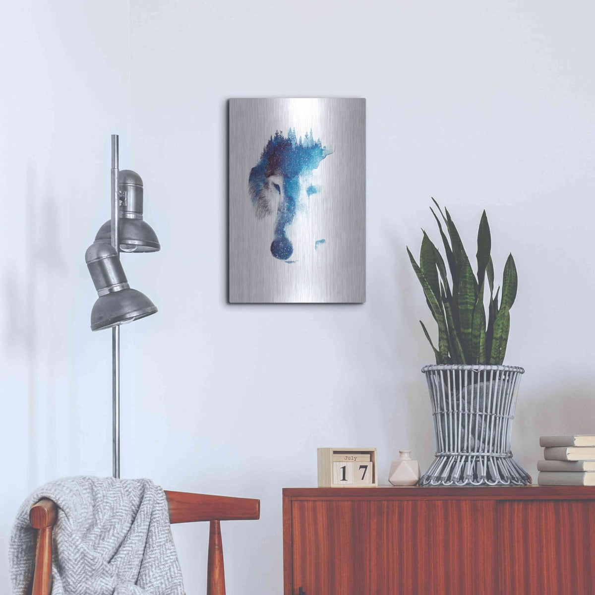 'Through Many Storms' by Robert Farkas – Metal Wall Art, 16x24 room view