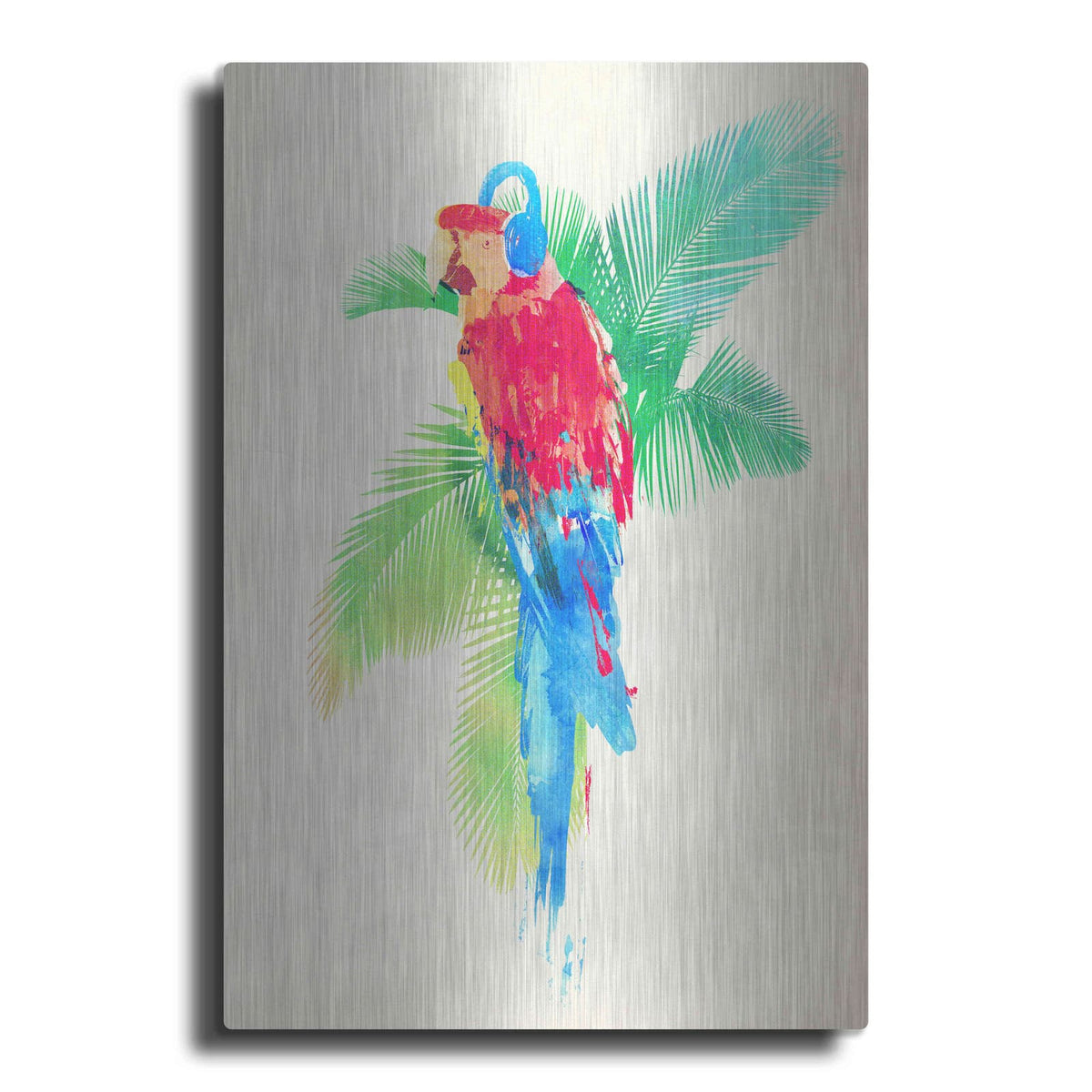 'Tropical Party' by Robert Farkas – Metal Wall Art