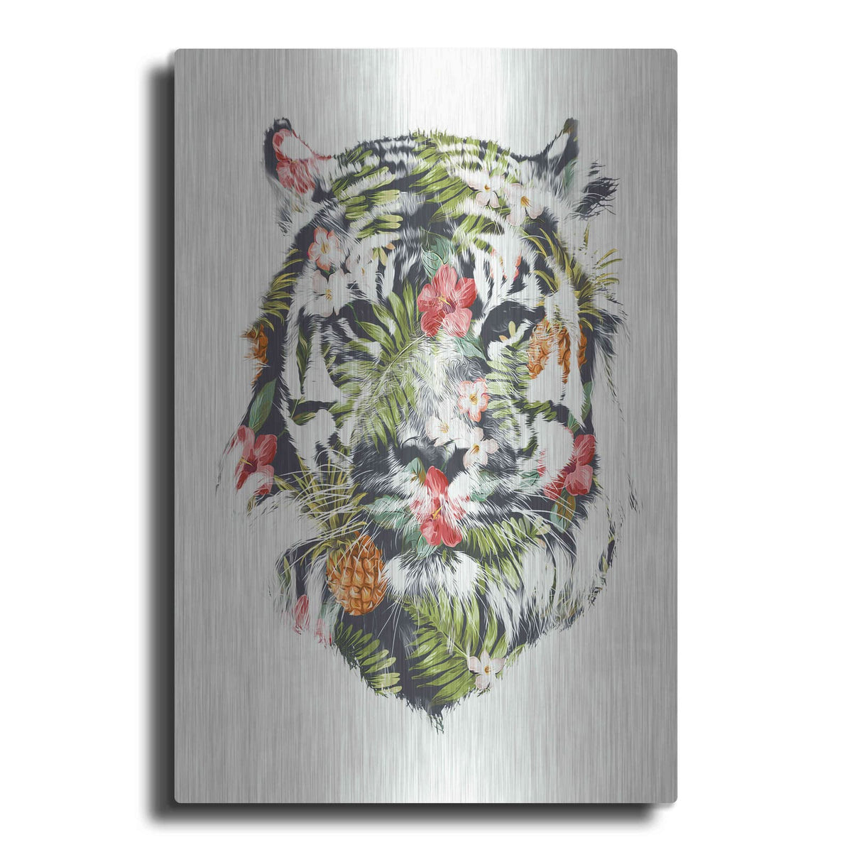 'Tropical Tiger' by Robert Farkas – Metal Wall Art