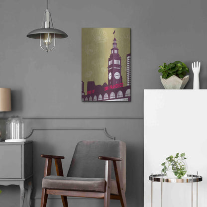 Luxe Metal Art 'Ferry Building - San Francisco' by Shane Donahue, Metal Wall Art,16x24