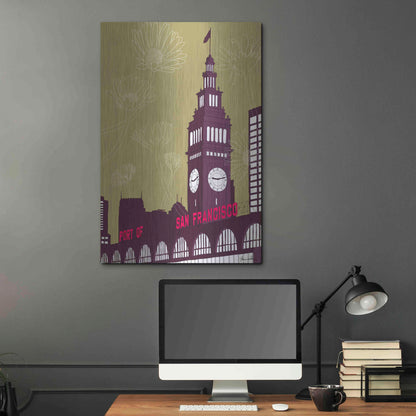 Luxe Metal Art 'Ferry Building - San Francisco' by Shane Donahue, Metal Wall Art,24x36