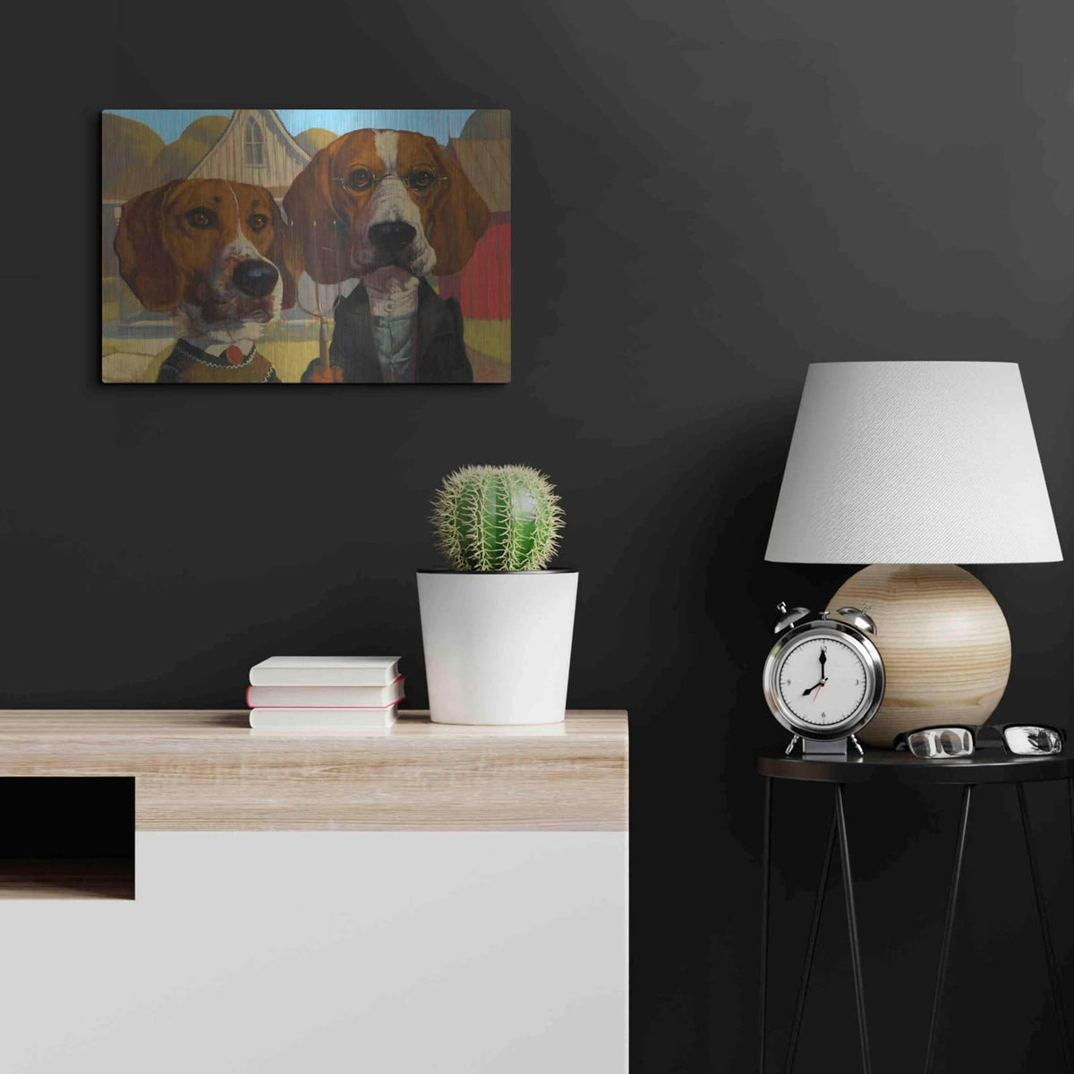 'American Gothic' by Thomas Fluharty – Metal Wall Art, 24x16 room view