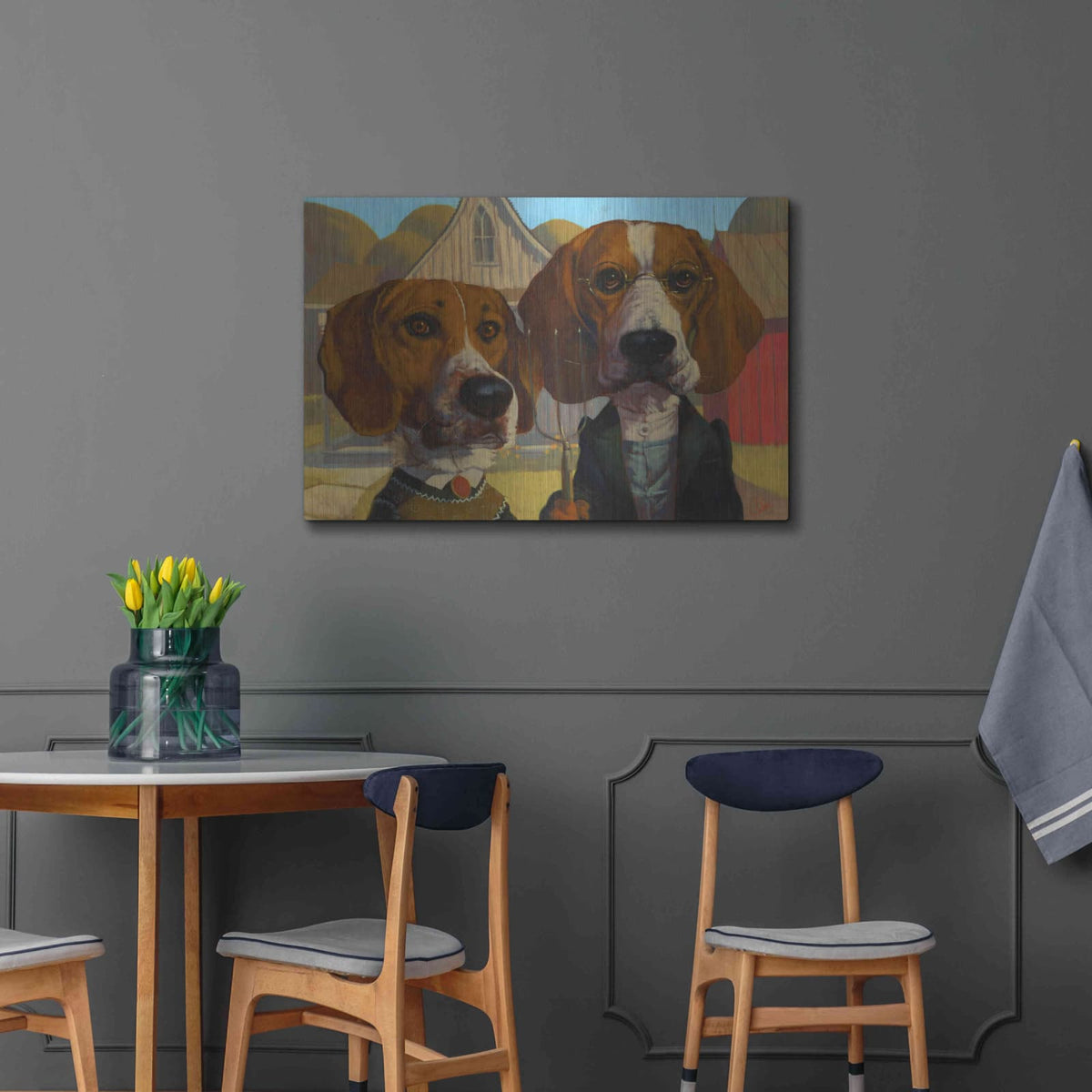'American Gothic' by Thomas Fluharty – Metal Wall Art, 36x24 room view