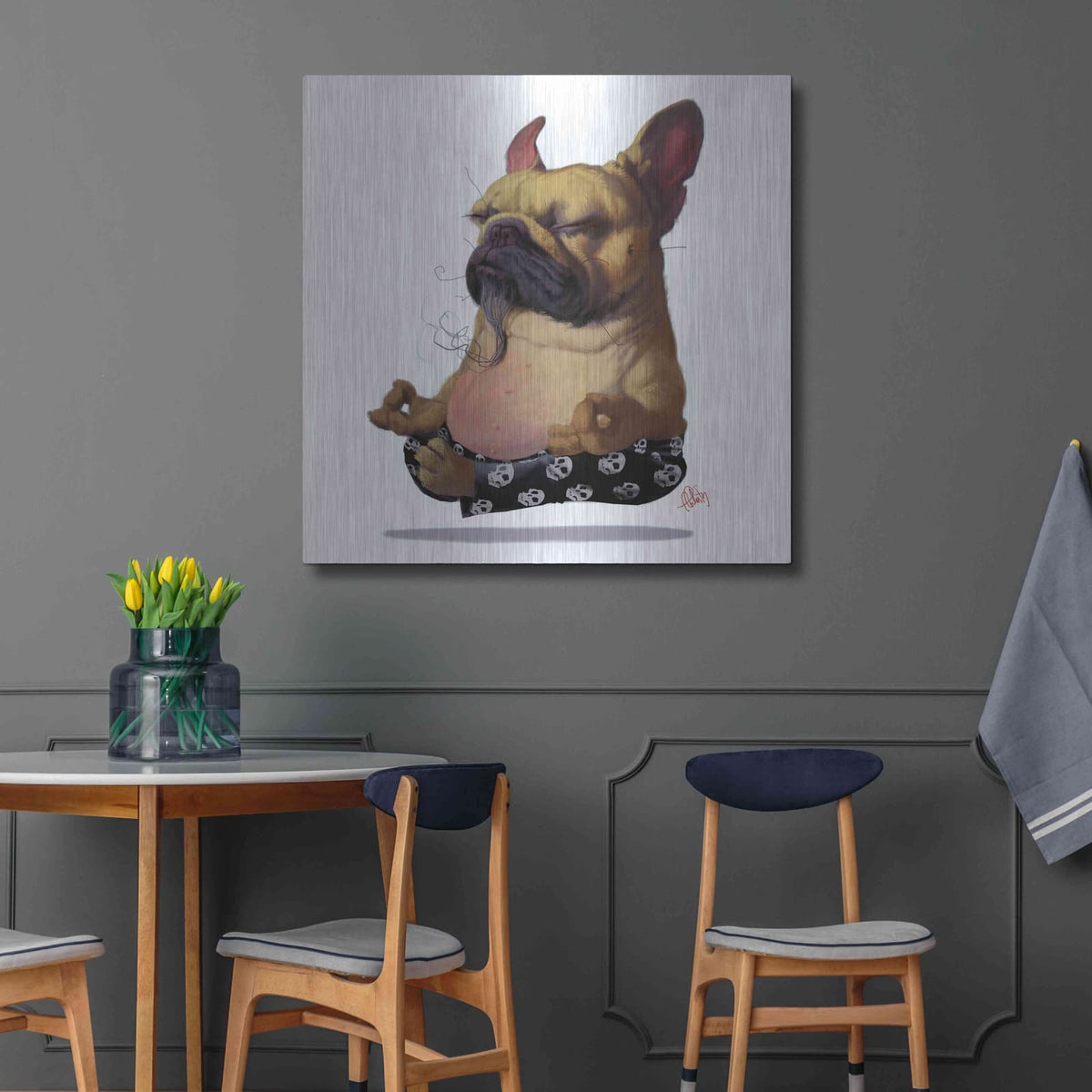 'Floater' by Thomas Fluharty – Metal Wall Art, 36x36 room view