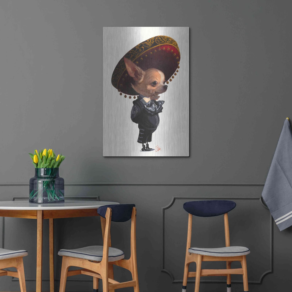 'Senorita' by Thomas Fluharty – Metal Wall Art, 24x36 room view