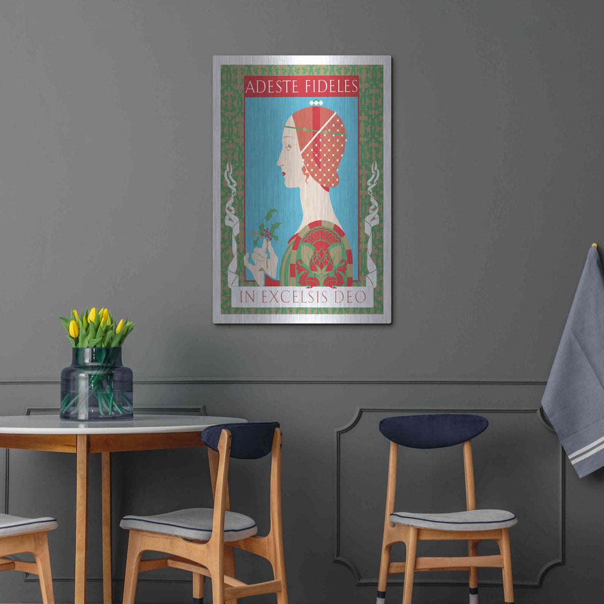 'Adeste Fidelis' by David Chestnutt – Metal Wall Art, 24x36 room view