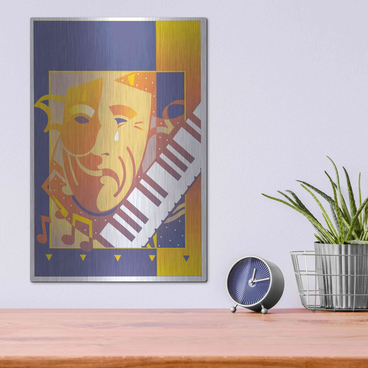 'Arts And Music' by David Chestnutt – Metal Wall Art, 12x16 room view