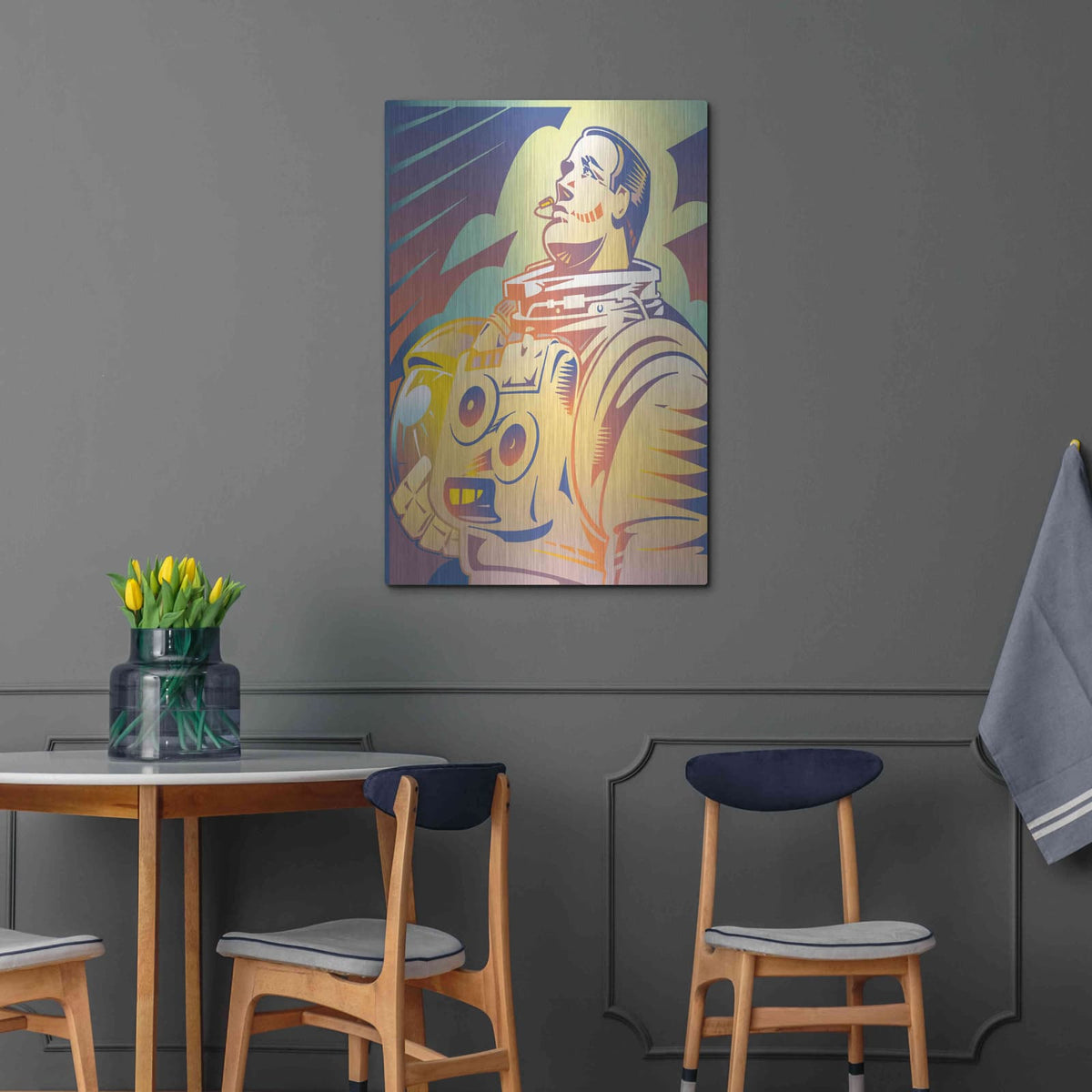 'Astronaut' by David Chestnutt – Metal Wall Art, 24x36 room view