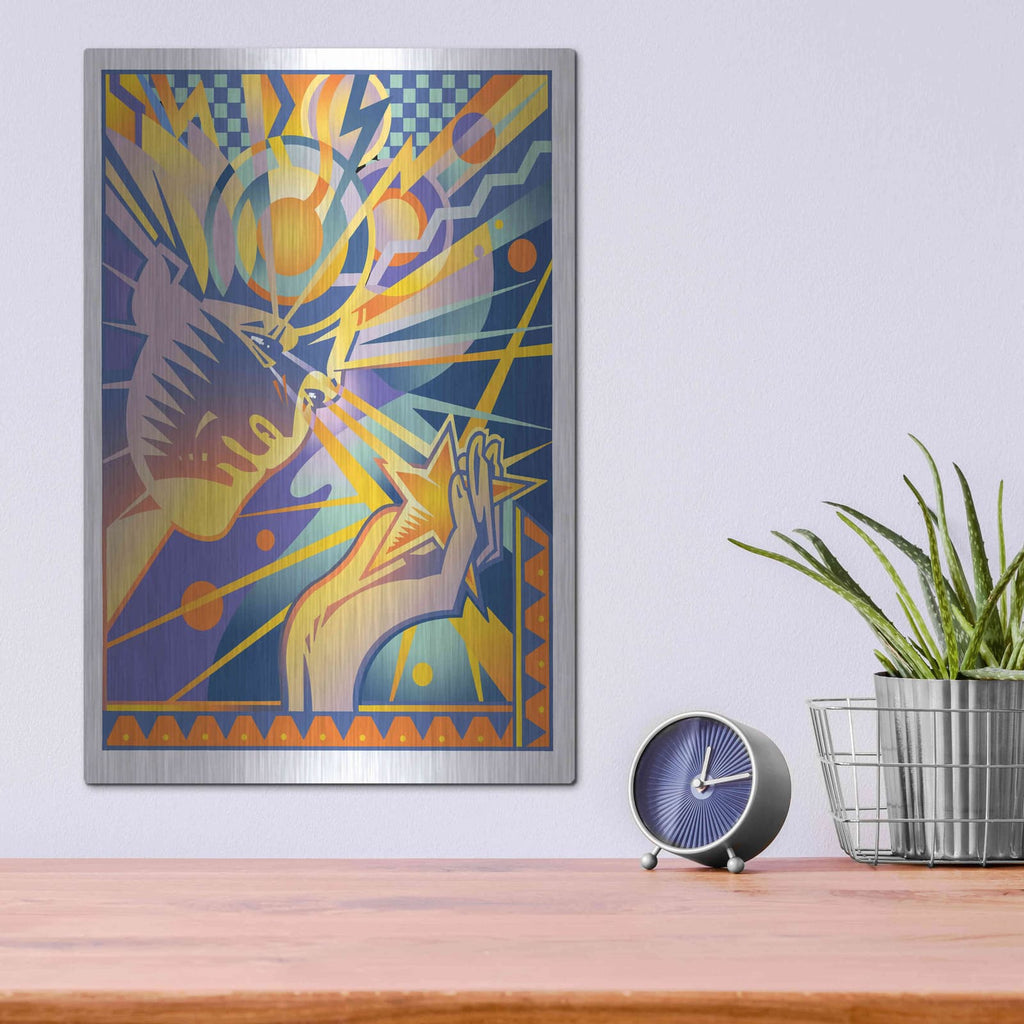 'Brainstorm' by David Chestnutt – Metal Wall Art, 12x16 room view
