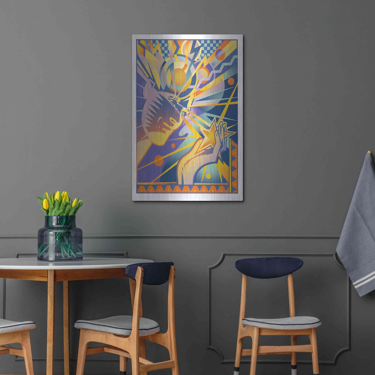 'Brainstorm' by David Chestnutt – Metal Wall Art, 24x36 room view
