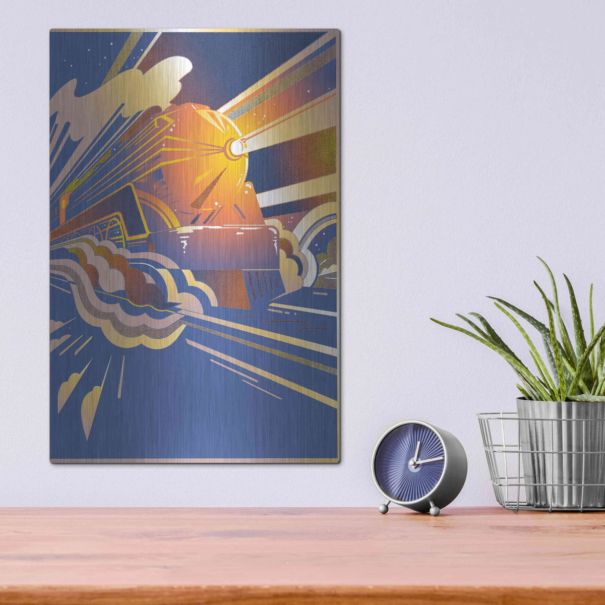 'Bullet Train' by David Chestnutt – Metal Wall Art, 12x16 room view