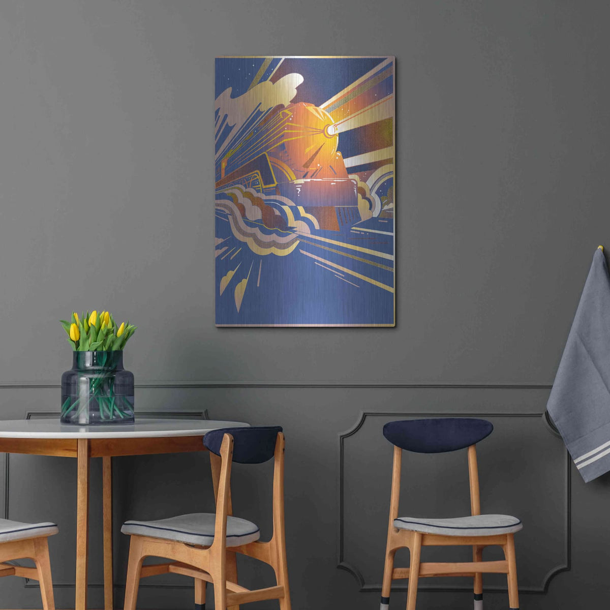 'Bullet Train' by David Chestnutt – Metal Wall Art, 24x36 room view