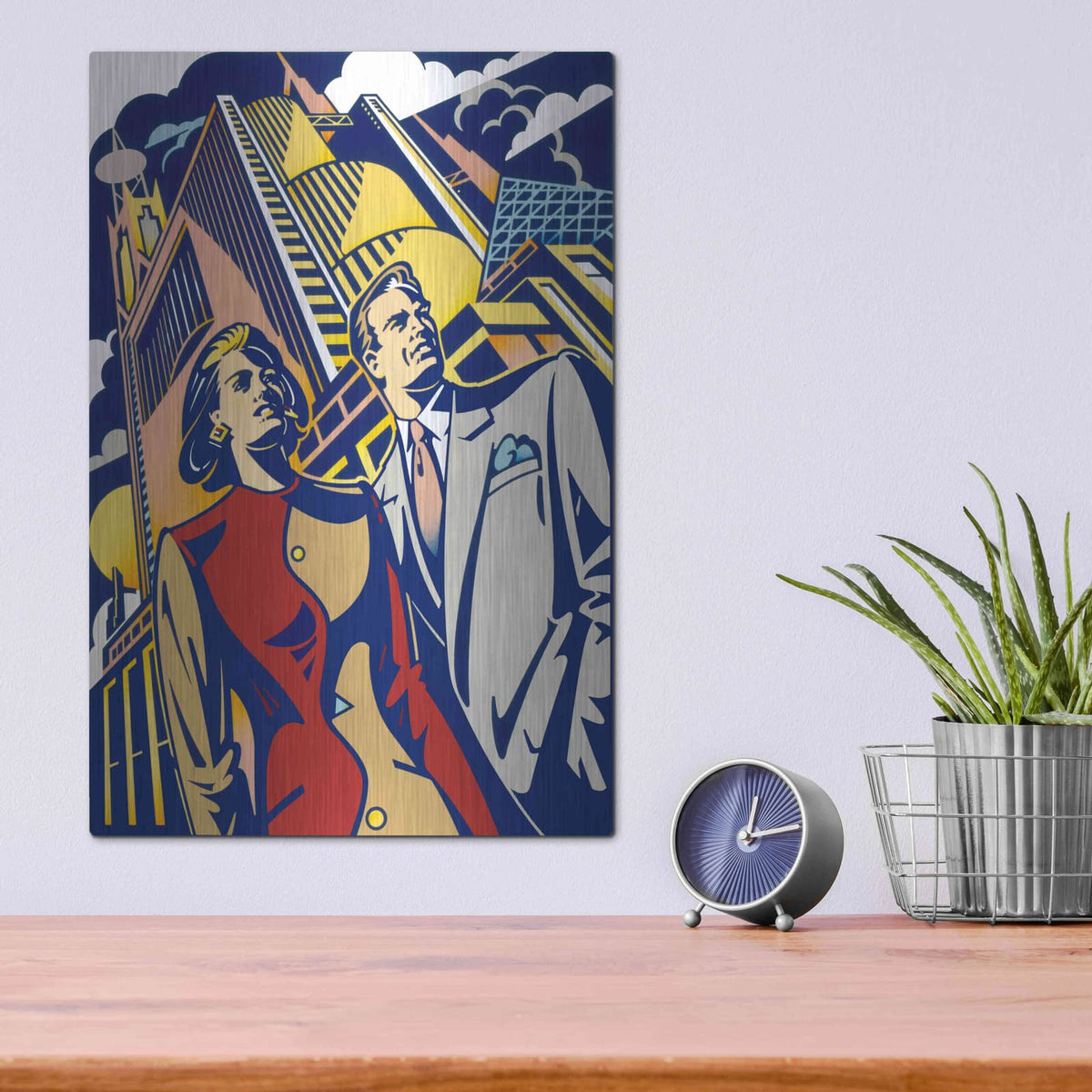 'Business Couple' by David Chestnutt – Metal Wall Art, 12x16 room view