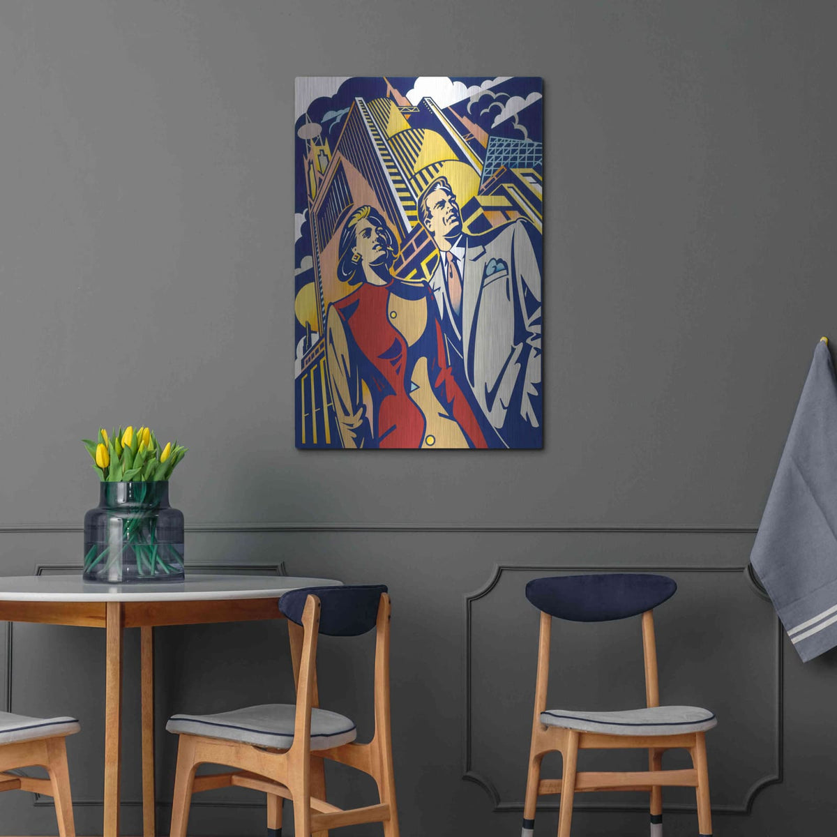 'Business Couple' by David Chestnutt – Metal Wall Art, 24x36 room view