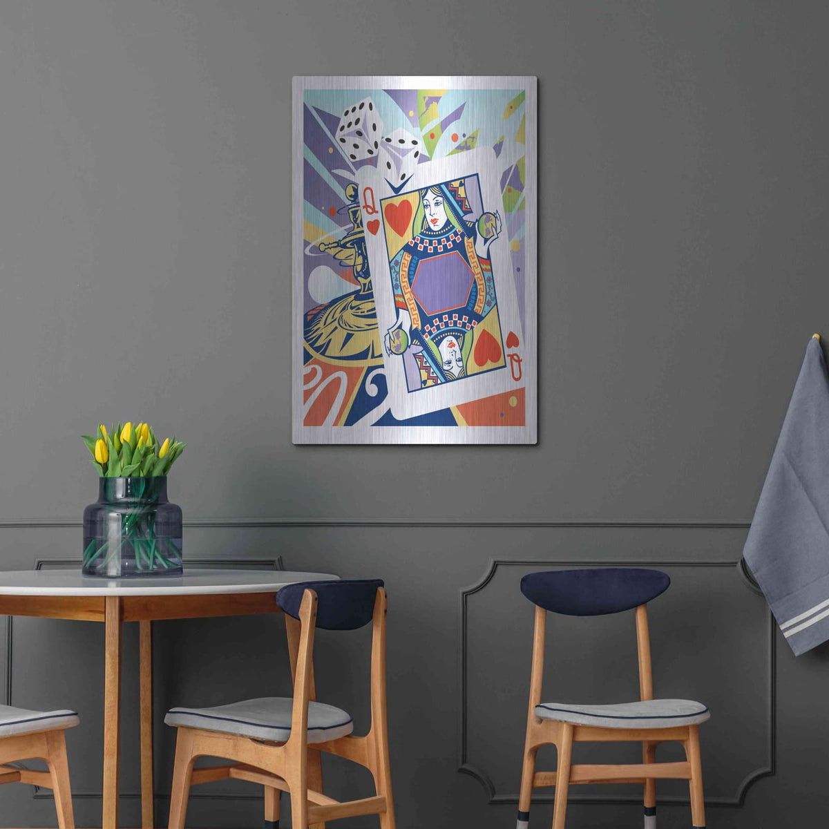 'Casino' by David Chestnutt – Metal Wall Art, 24x36 room view