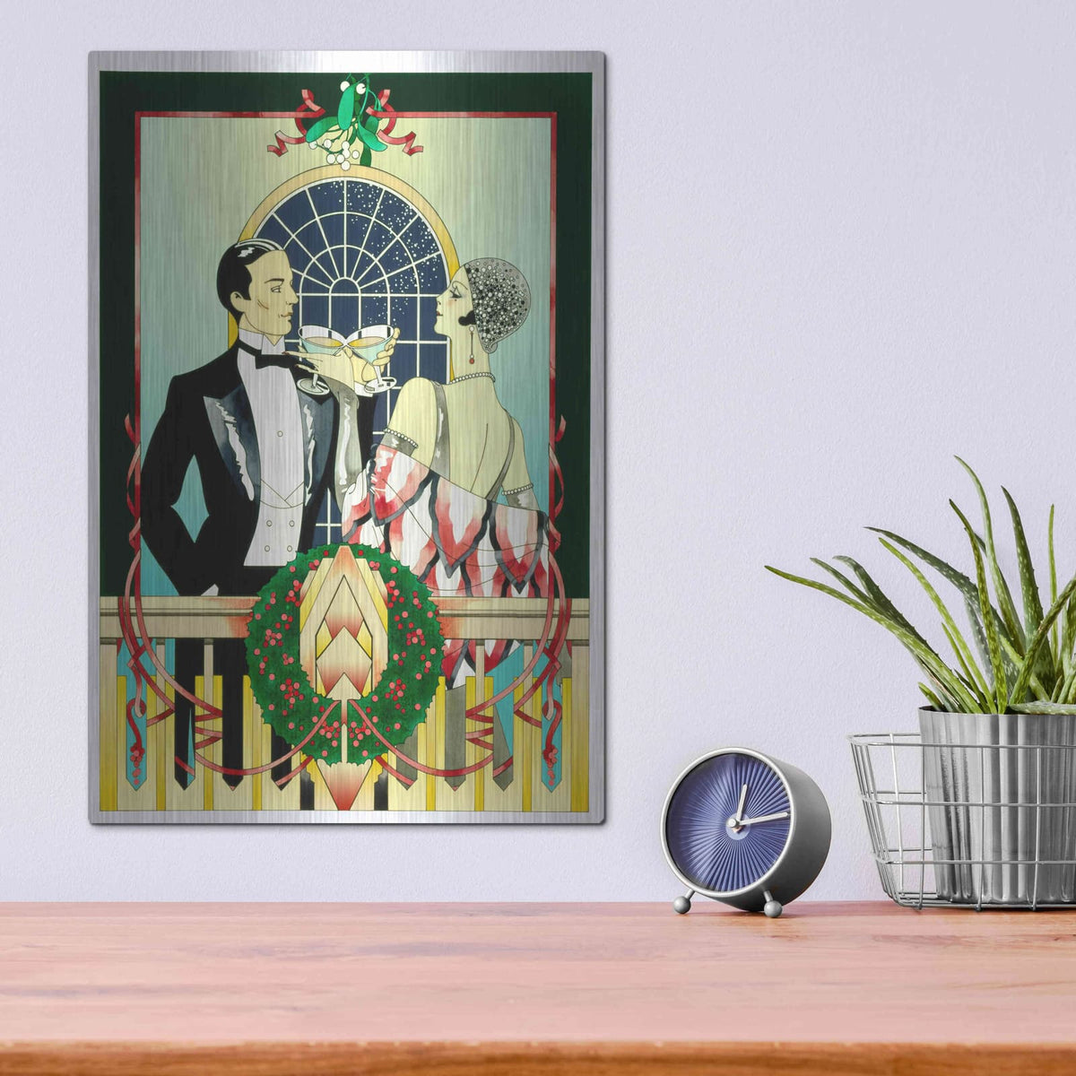 'Christmas Toast' by David Chestnutt – Metal Wall Art, 12x16 room view