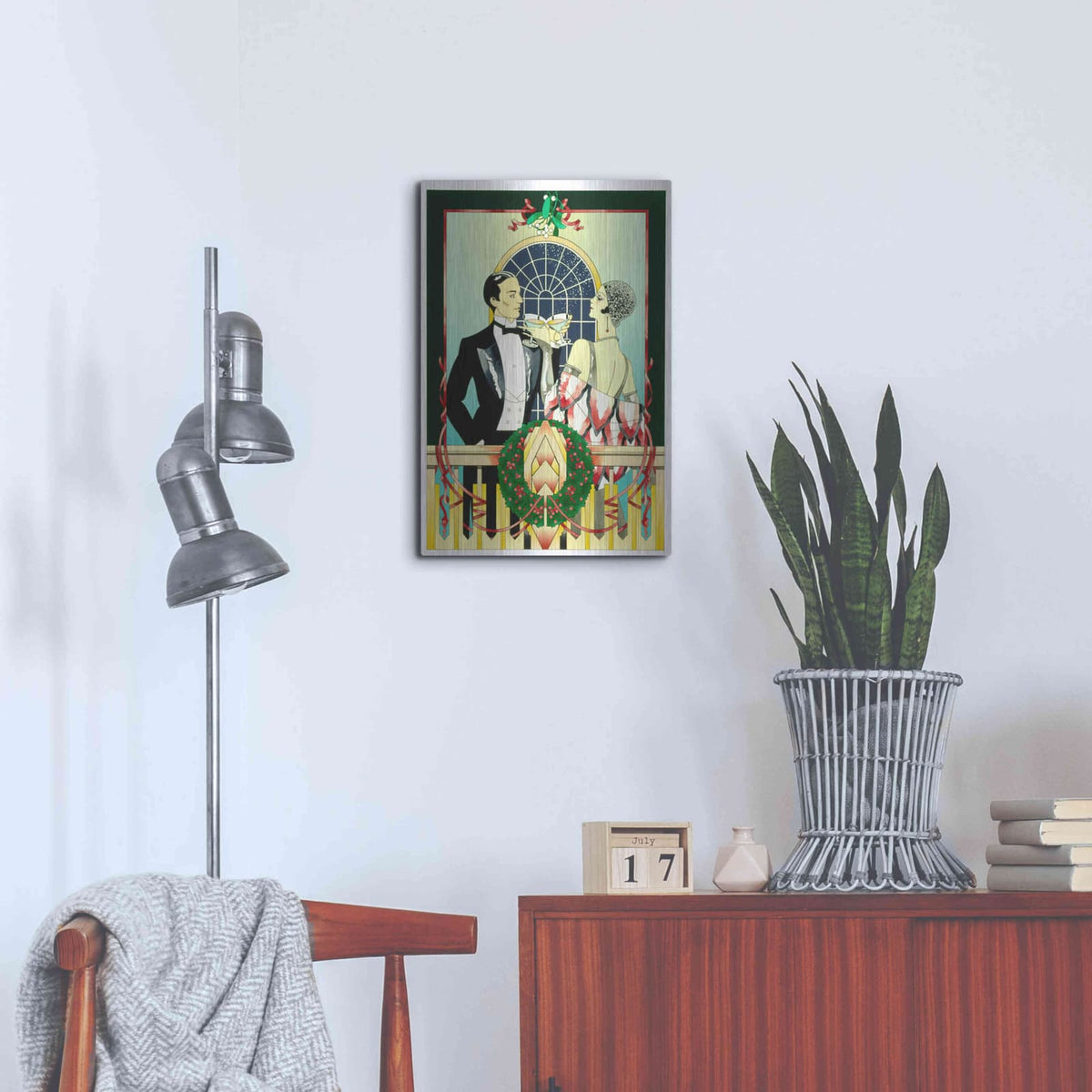 'Christmas Toast' by David Chestnutt – Metal Wall Art, 16x24 room view