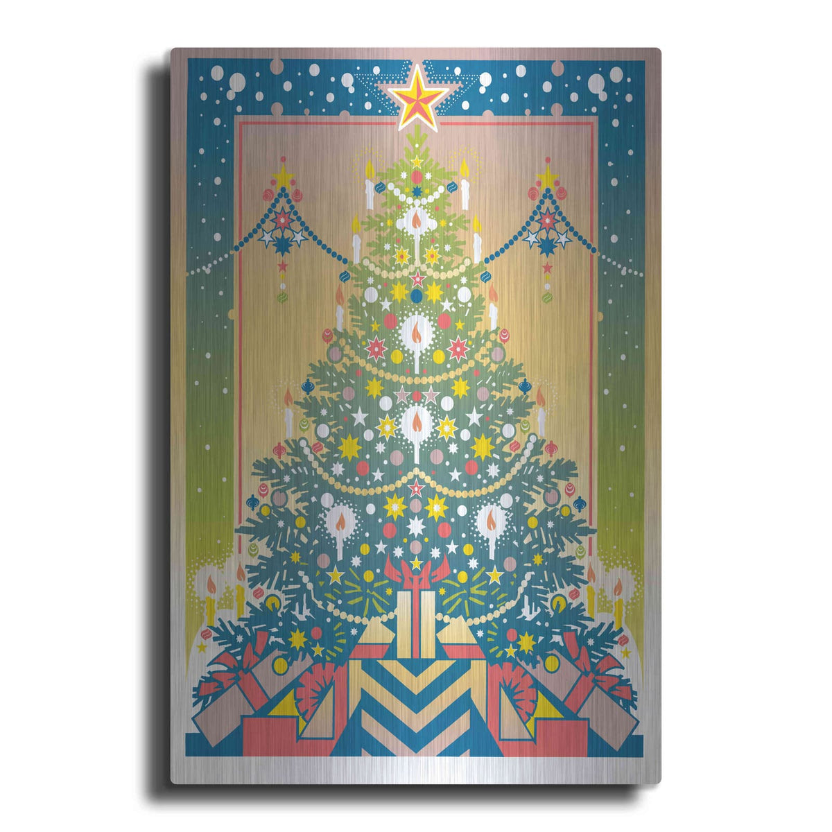 'Christmas Tree' by David Chestnutt – Metal Wall Art