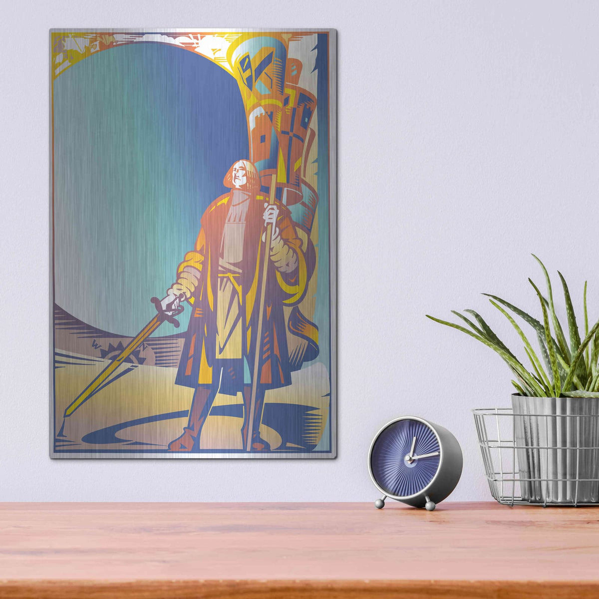 'Columbus Exploration' by David Chestnutt – Metal Wall Art, 12x16 room view