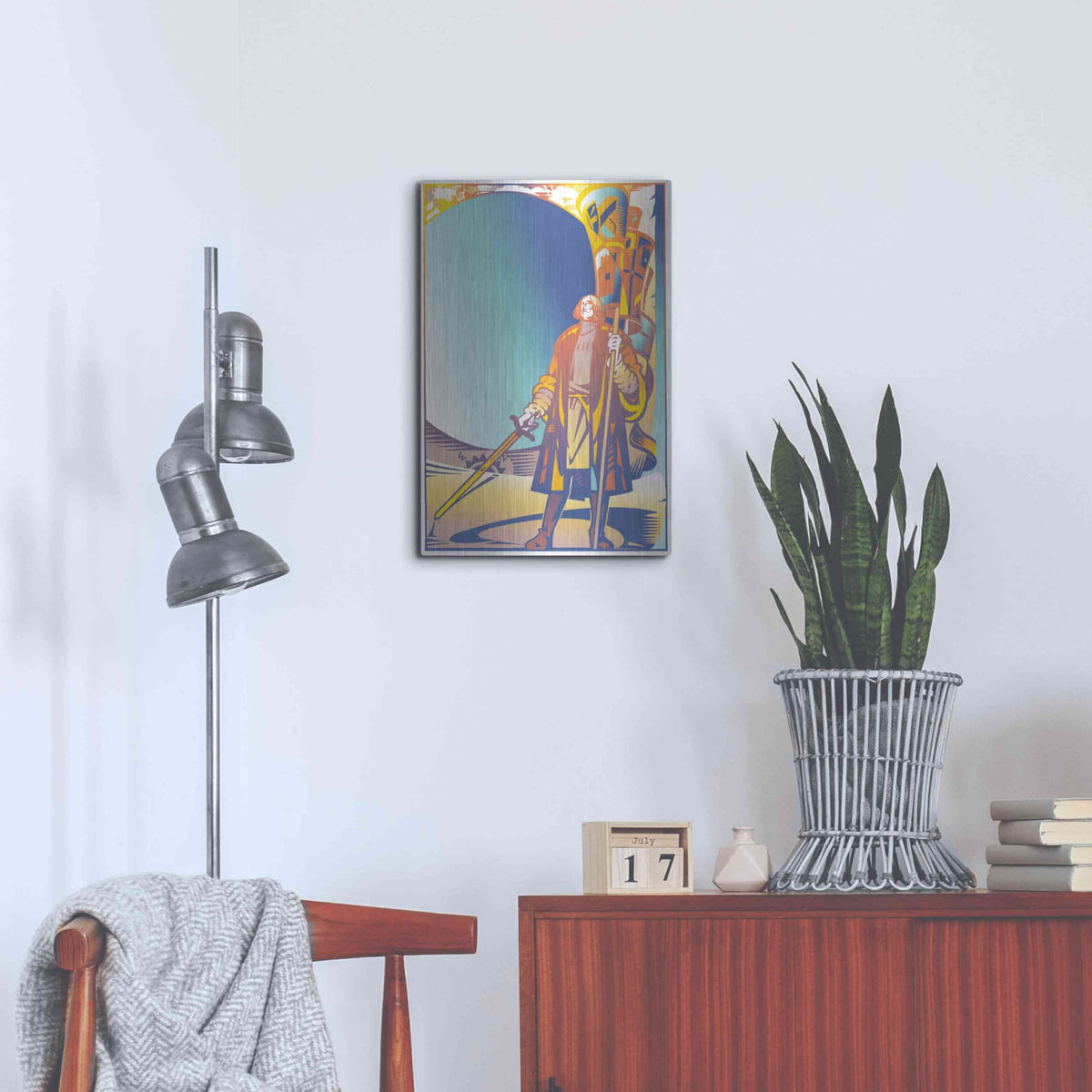 'Columbus Exploration' by David Chestnutt – Metal Wall Art, 16x24 room view